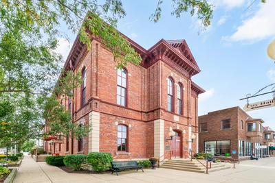 Exterior view Historic Sandwich Opera House